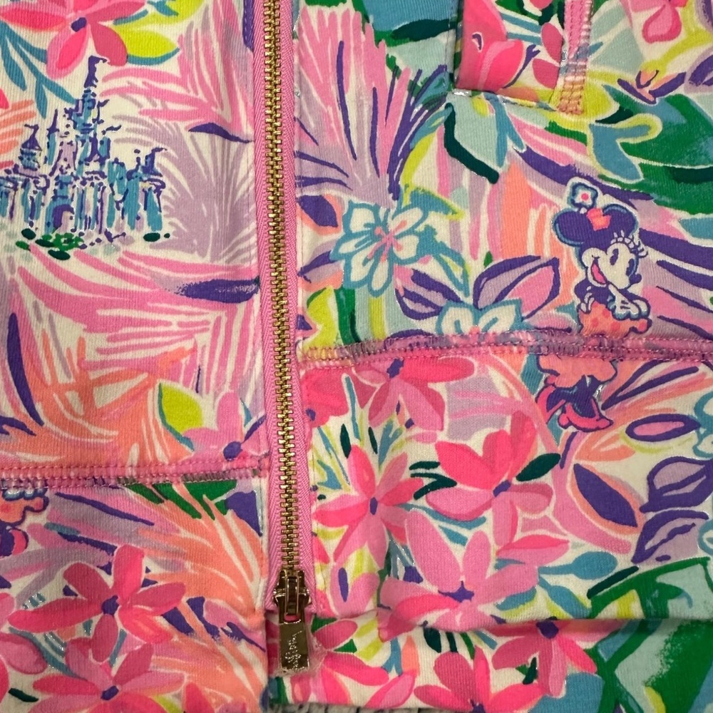 Lilly Pulitzer Disney Parks Dreamin' Minnie Mouse Daisy Duck Long Sleeve Large - Picture 5 of 5